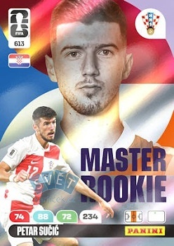 Petar Sucic Croatia Panini FIFA World Cup 2026 Adrenalyn XL Master Rookies #613